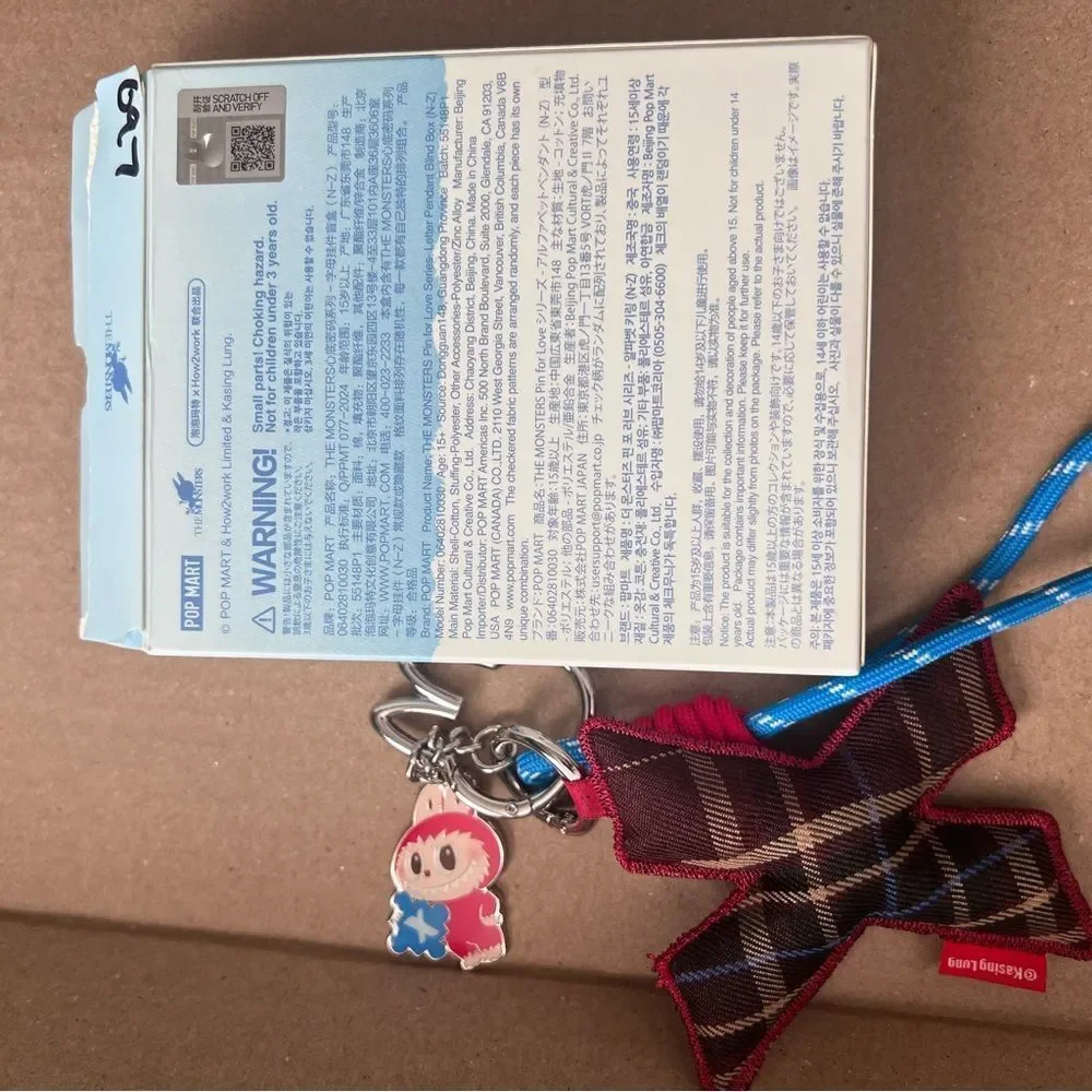Pop Mart Pin for Love Series X Opened Box but New